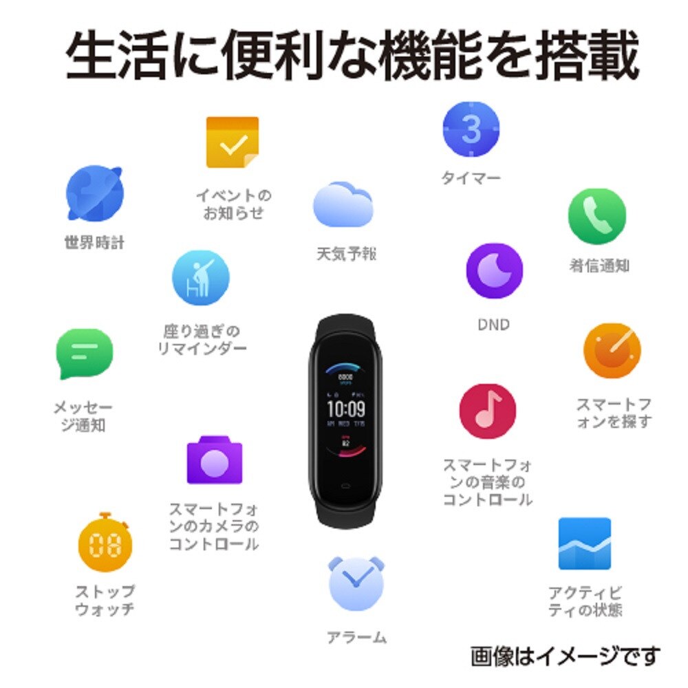 AMAZFIT（AMAZFIT）（メンズ、レディース）スマートウォッチ BAND 5 グリーン sp170022C08