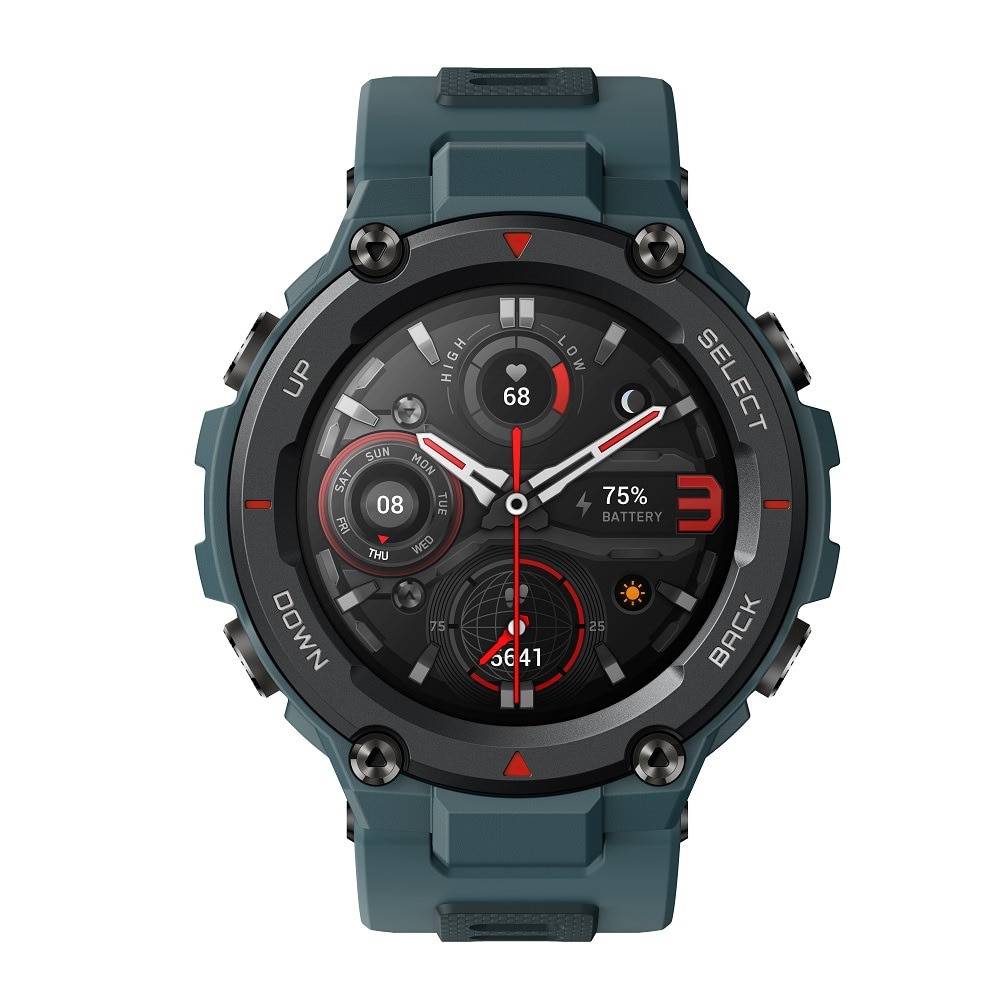 AMAZFIT（AMAZFIT）（メンズ、レディース）スマートウォッチ T-Rex Pro ブルー sp170036C04