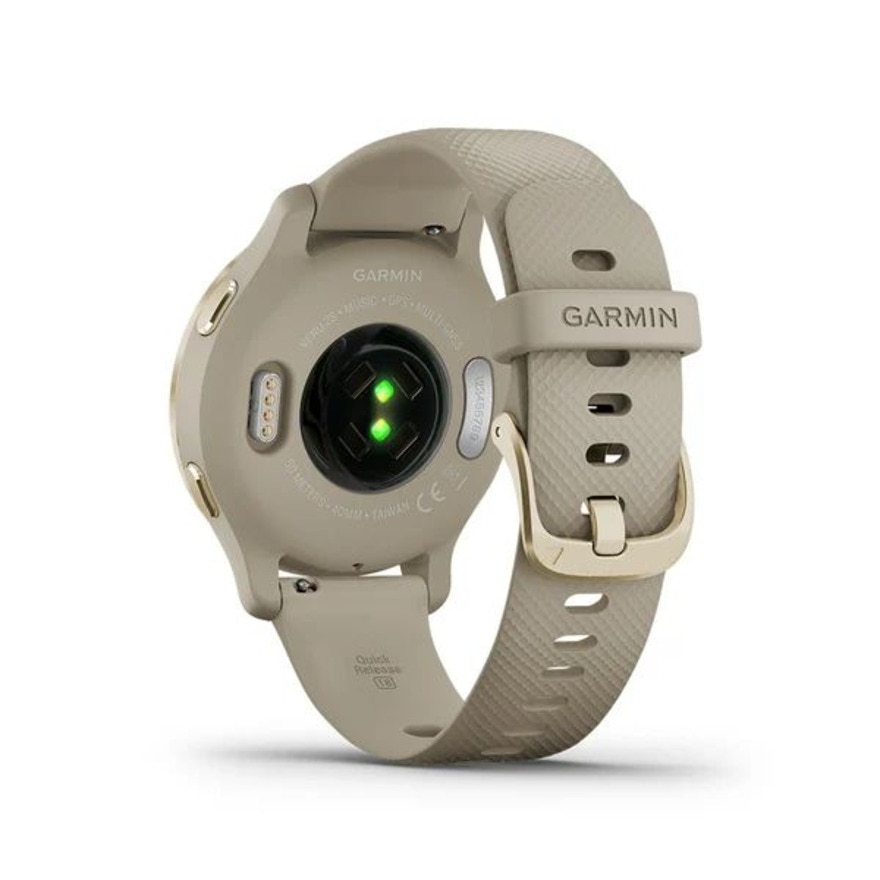 ガーミン（GARMIN）（メンズ、レディース）スマートウォッチ 時計 Venu2S ヴェニュー2S Light Sand/Light Gold 010-02429-61