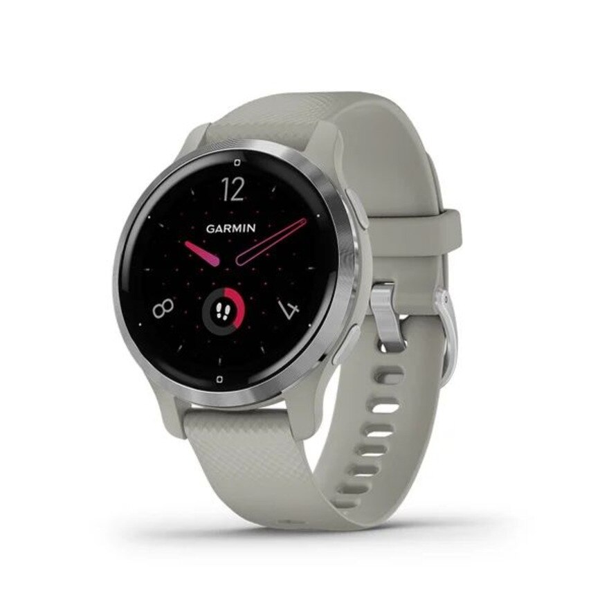 GARMIN スマートウォッチ 時計 Venu2S ヴェニュー2S Mist Gray/Silver 010-02429-62 ＦＦ 92 時計・歩数計