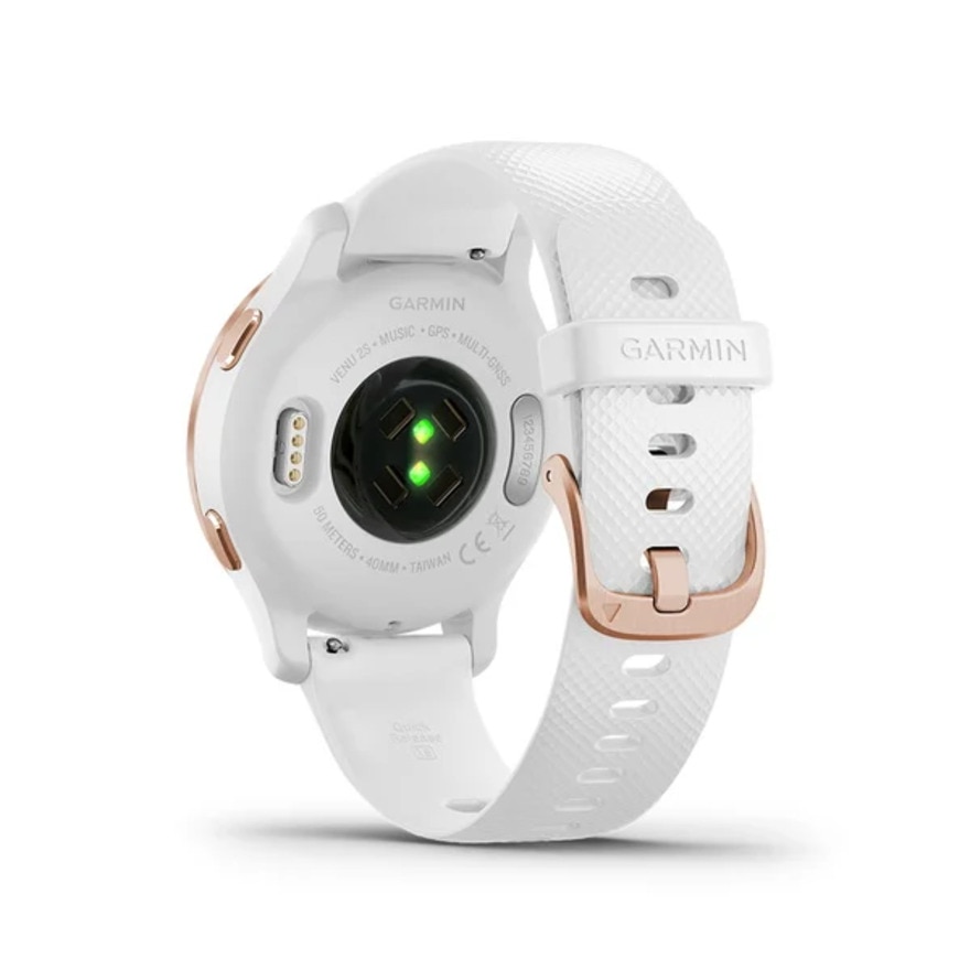 ガーミン（GARMIN）（メンズ、レディース）スマートウォッチ 時計 Venu2S ヴェニュー2S White/Rose Gold 010-02429-63