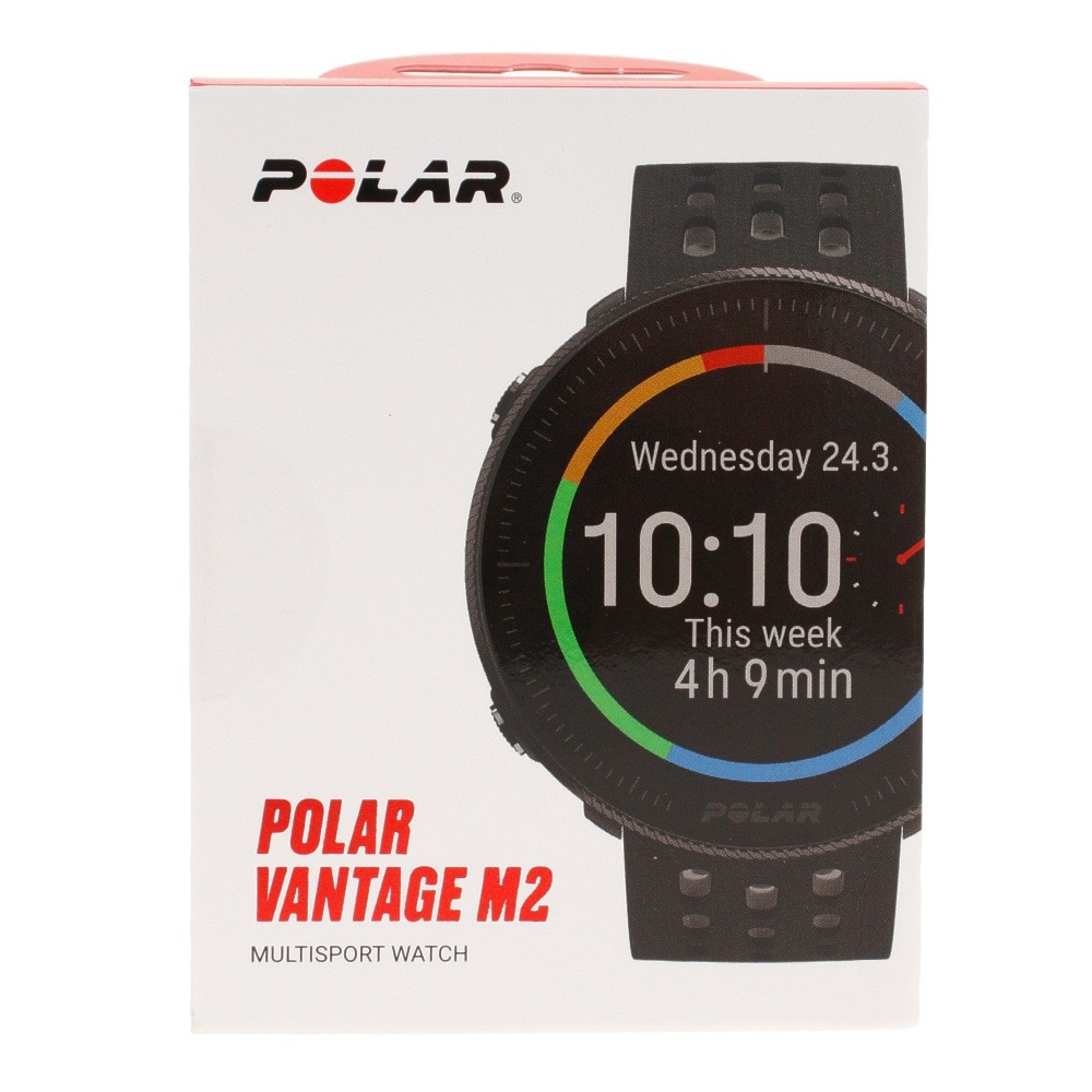 ポラール（POLAR）（メンズ、レディース）スマートウォッチ 時計 VANTAGE M2 ブラックグレー 90085160