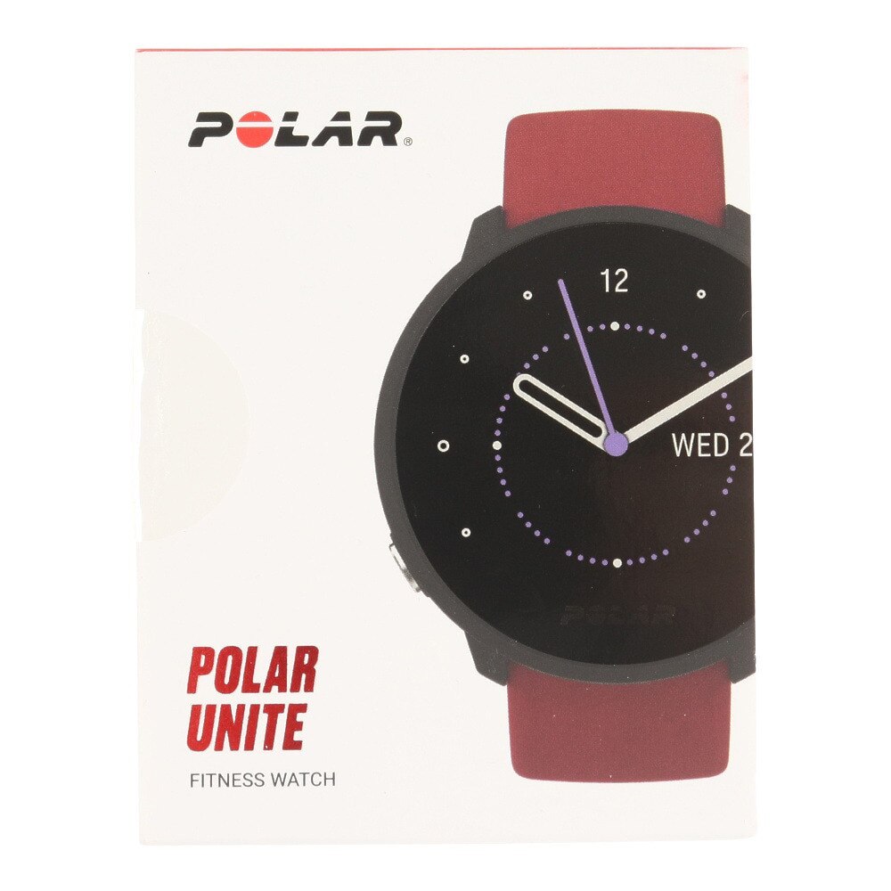 ポラール（POLAR）（メンズ、レディース）スマートウォッチ 時計 UNITE レッド 900100641