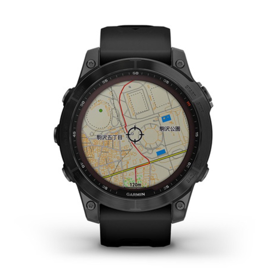 ガーミン（GARMIN）（メンズ、レディース）スマートウォッチ 時計 fenix7 Sapphire DP BK 010-02540-46