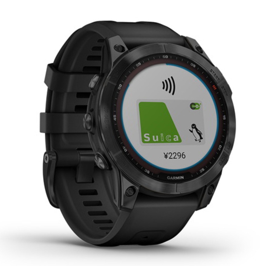 ガーミン（GARMIN）（メンズ、レディース）スマートウォッチ 時計 fenix7 Sapphire DP BK 010-02540-46