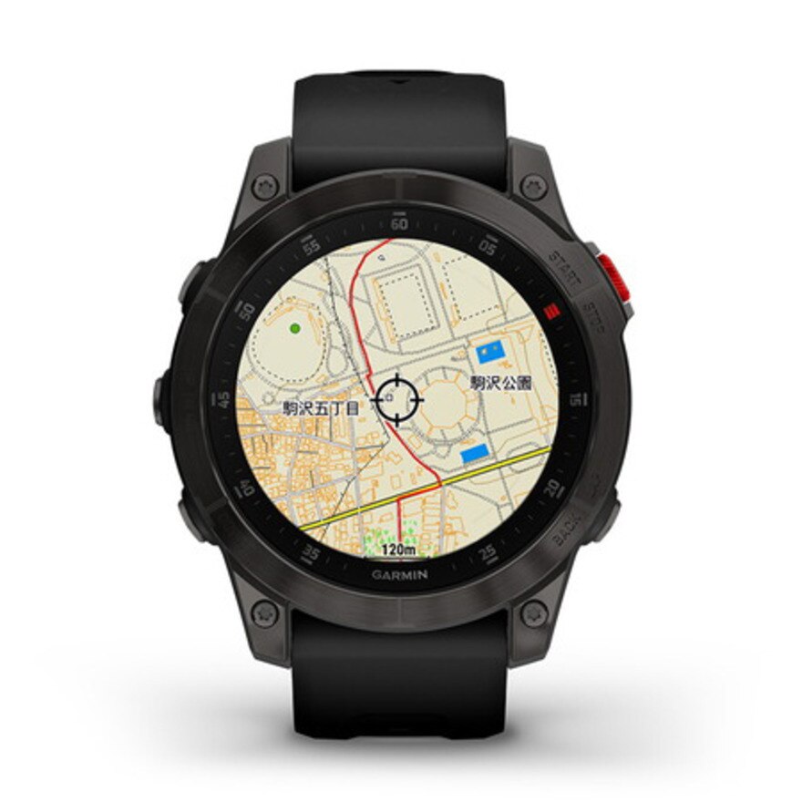 ガーミン（GARMIN）（メンズ、レディース）スマートウォッチ 時計 epix Sapphire BK 010-02582-15