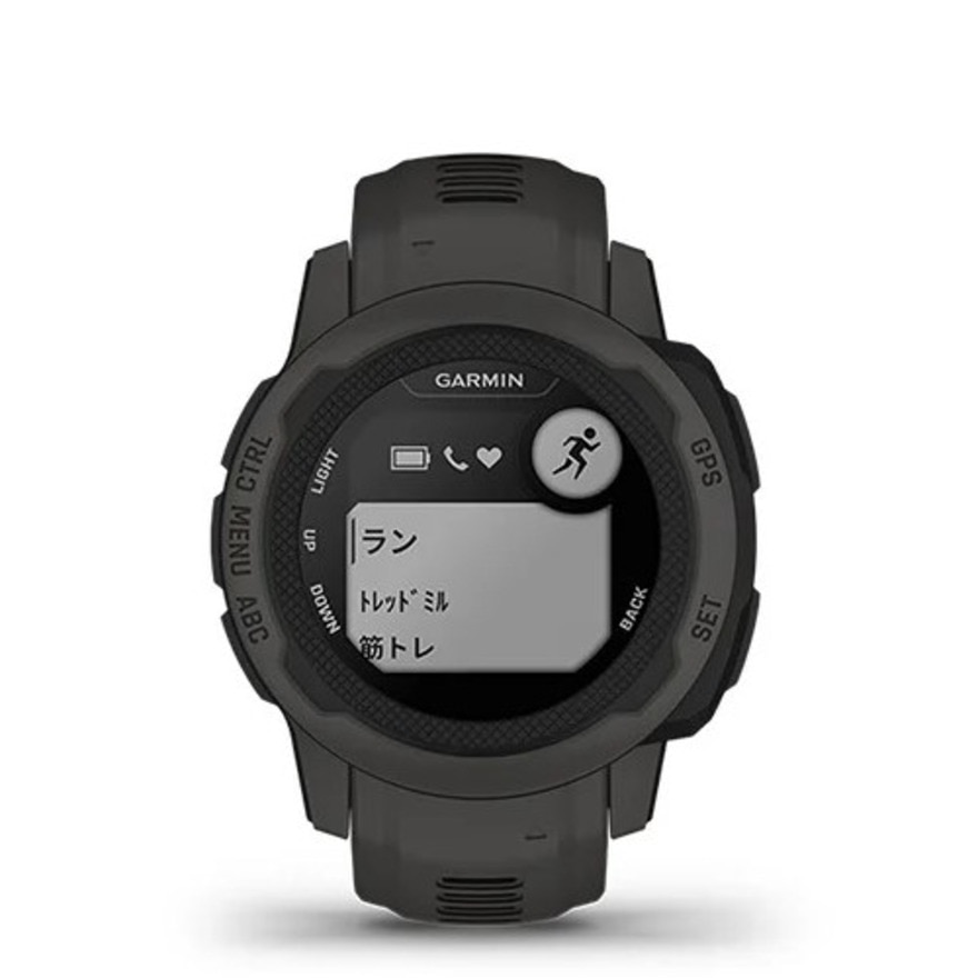 ガーミン（GARMIN）（メンズ、レディース）スマートウォッチ 時計 インスティンクト2 Instinct 2S グラファイト 010-02563-40