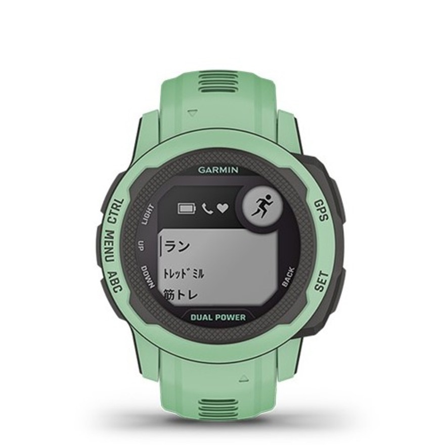 ガーミン（GARMIN）（メンズ、レディース）スマートウォッチ 時計 Instinct 2S DP ミント 010-02564-42