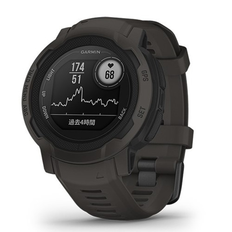 ガーミン（GARMIN）（メンズ、レディース）スマートウォッチ 時計 インスティンクト2 Instinct 2 グラファイト 010-02626-40