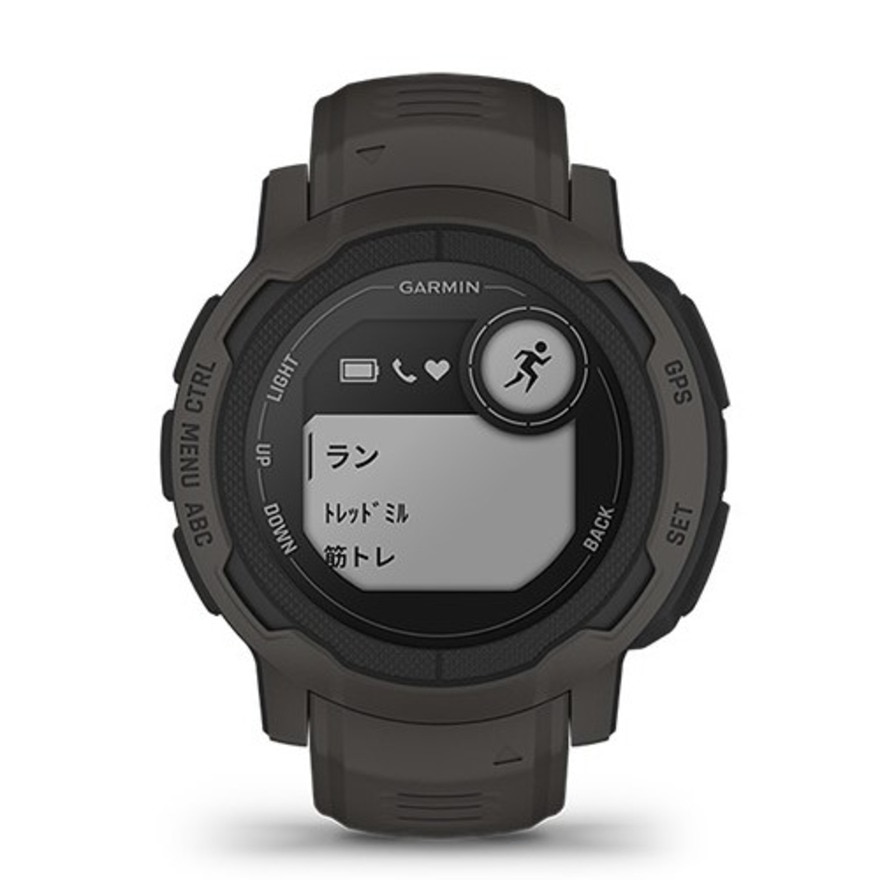 ガーミン（GARMIN）（メンズ、レディース）スマートウォッチ 時計 インスティンクト2 Instinct 2 グラファイト 010-02626-40