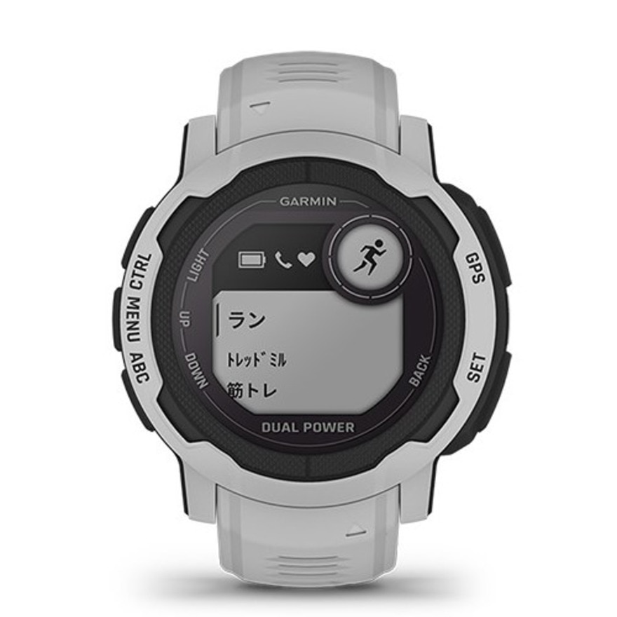 ガーミン（GARMIN）（メンズ、レディース）スマートウォッチ 時計 Instinct 2 DP グレー 010-02627-41