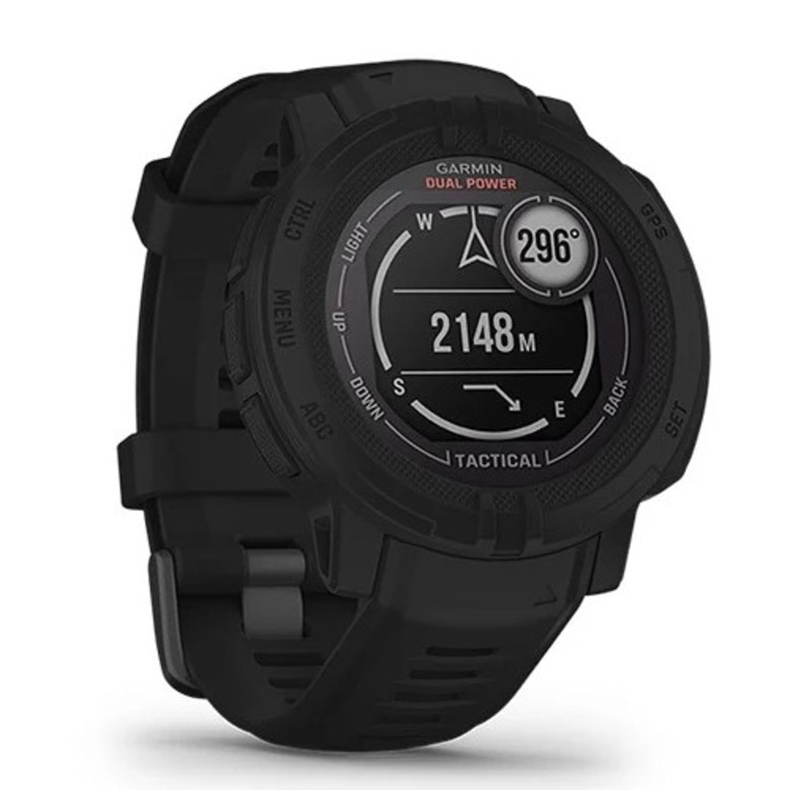 ガーミン（GARMIN）（メンズ、レディース）スマートウォッチ 時計 Instinct 2 DP タクティカル ブラック 010-02627-43