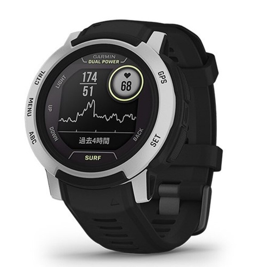ガーミン（GARMIN）（メンズ、レディース）スマートウォッチ 時計 インスティンクト2 Instinct 2 DUAL POWER サーフ 010-02627-45