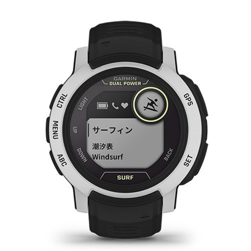ガーミン（GARMIN）（メンズ、レディース）スマートウォッチ 時計 インスティンクト2 Instinct 2 DUAL POWER サーフ 010-02627-45