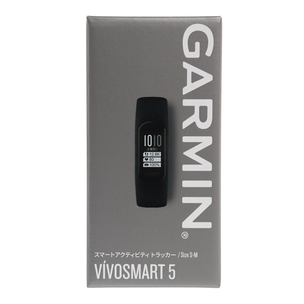 ガーミン（GARMIN）（メンズ、レディース）スマートウォッチ 時計 ヴィヴォスマート5 vivosmart 5 Black S/M 010-02645-60