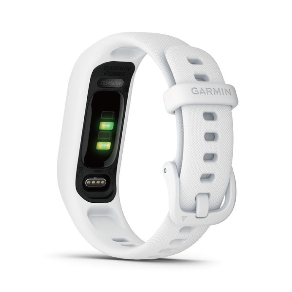 ガーミン（GARMIN）（メンズ、レディース）スマートウォッチ 時計 vivosmart 5 White S/M 010-02645-61