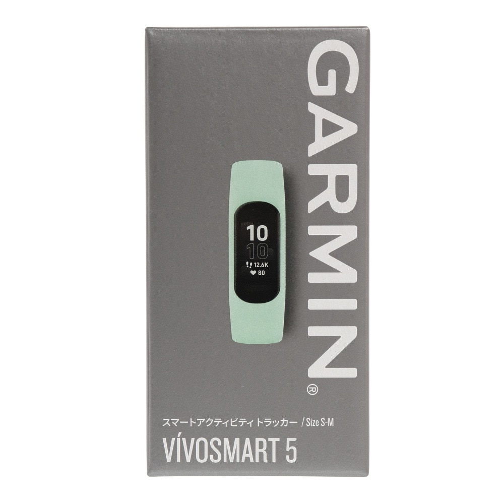 ガーミン（GARMIN）（メンズ、レディース）スマートウォッチ 時計 vivosmart 5 Mint S/M 010-02645-62