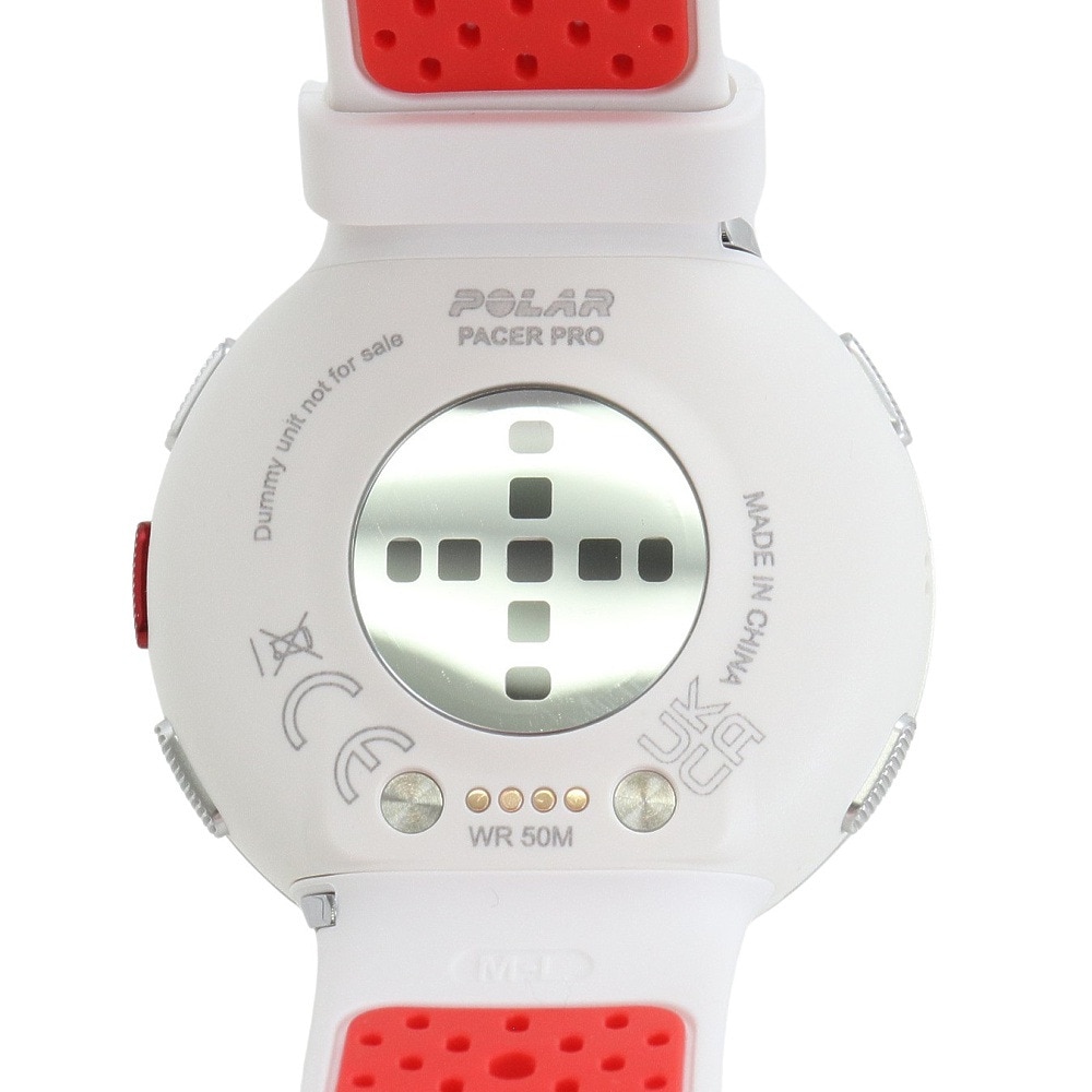 ポラール（POLAR）（メンズ、レディース）スマートウォッチ 時計 PACER PRO ホワイトレッドSーL 900102180