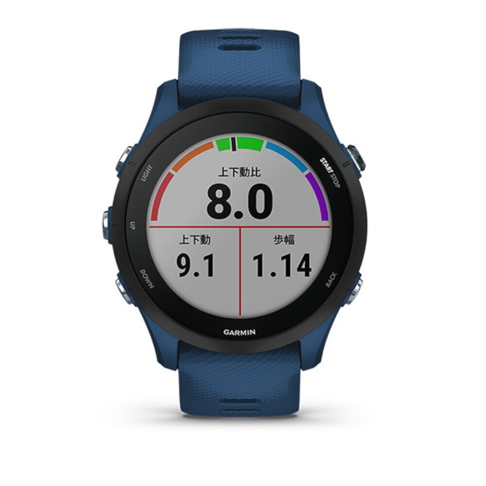 ガーミン（GARMIN）（メンズ、レディース）スマートウォッチ 時計 GPSランニングウォッチ フォアランナー FR255 Blue  010-02641-52