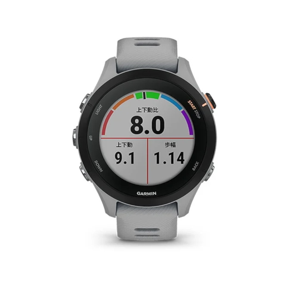 ガーミン（GARMIN）（メンズ、レディース）スマートウォッチ 時計 GPSランニングウォッチ フォアランナー FR255S Grey 010-02641-62