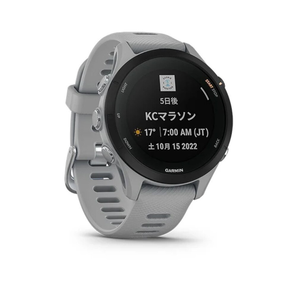 ガーミン（GARMIN）（メンズ、レディース）スマートウォッチ 時計 GPSランニングウォッチ フォアランナー FR255S Grey 010-02641-62