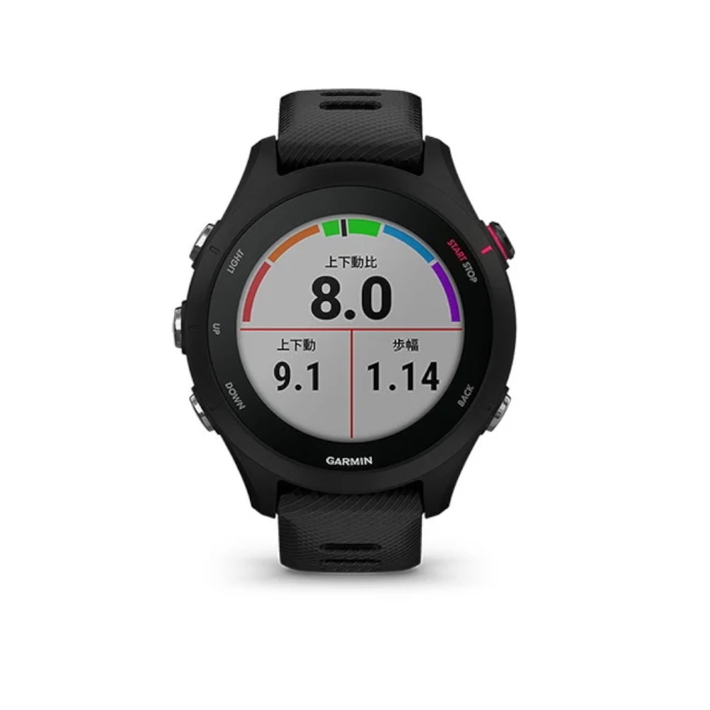 ガーミン（GARMIN）（メンズ、レディース）スマートウォッチ 時計 GPSランニングウォッチ フォアランナー FR255S Music Black 010-02641-67