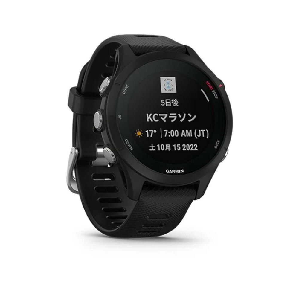 ガーミン（GARMIN）（メンズ、レディース）スマートウォッチ 時計 GPSランニングウォッチ フォアランナー FR255S Music Black  010-02641-67