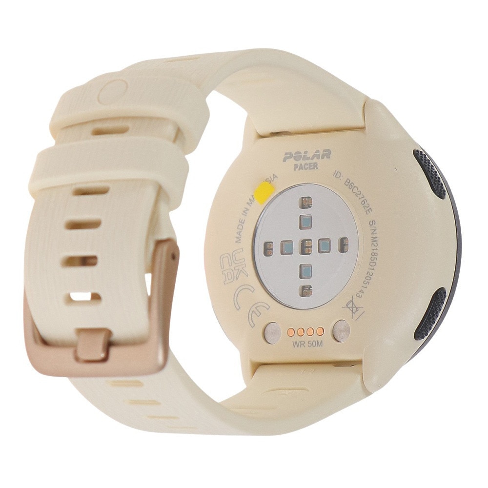 ポラール（POLAR）（メンズ、レディース）スマートウォッチ 時計  PACER ミルキーホワイトS-L 900102175