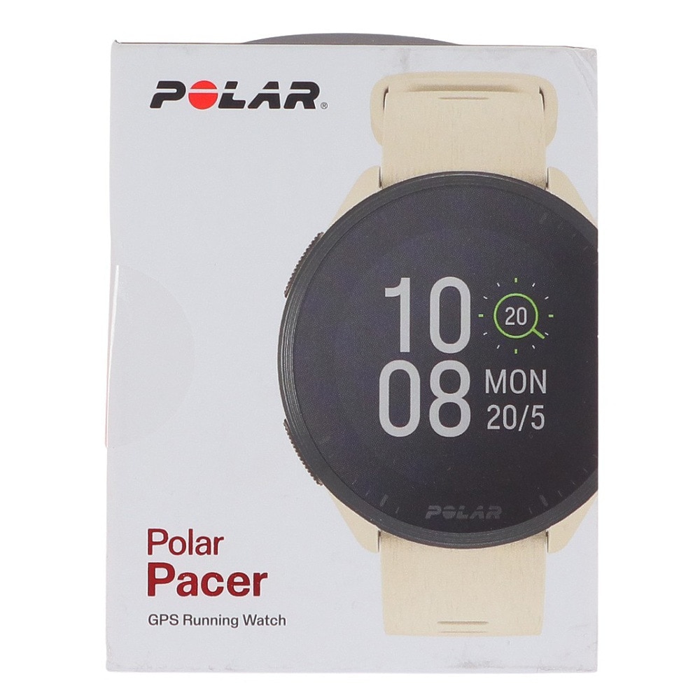 ポラール（POLAR）（メンズ、レディース）スマートウォッチ 時計  PACER ミルキーホワイトS-L 900102175