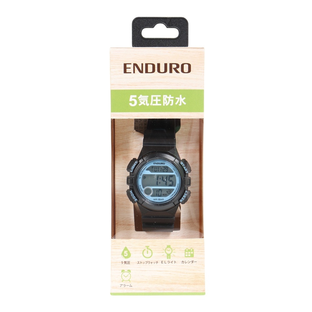 クレファー（CREPHA）（メンズ、レディース、キッズ）デジタルウォッチ EW-D301-BL