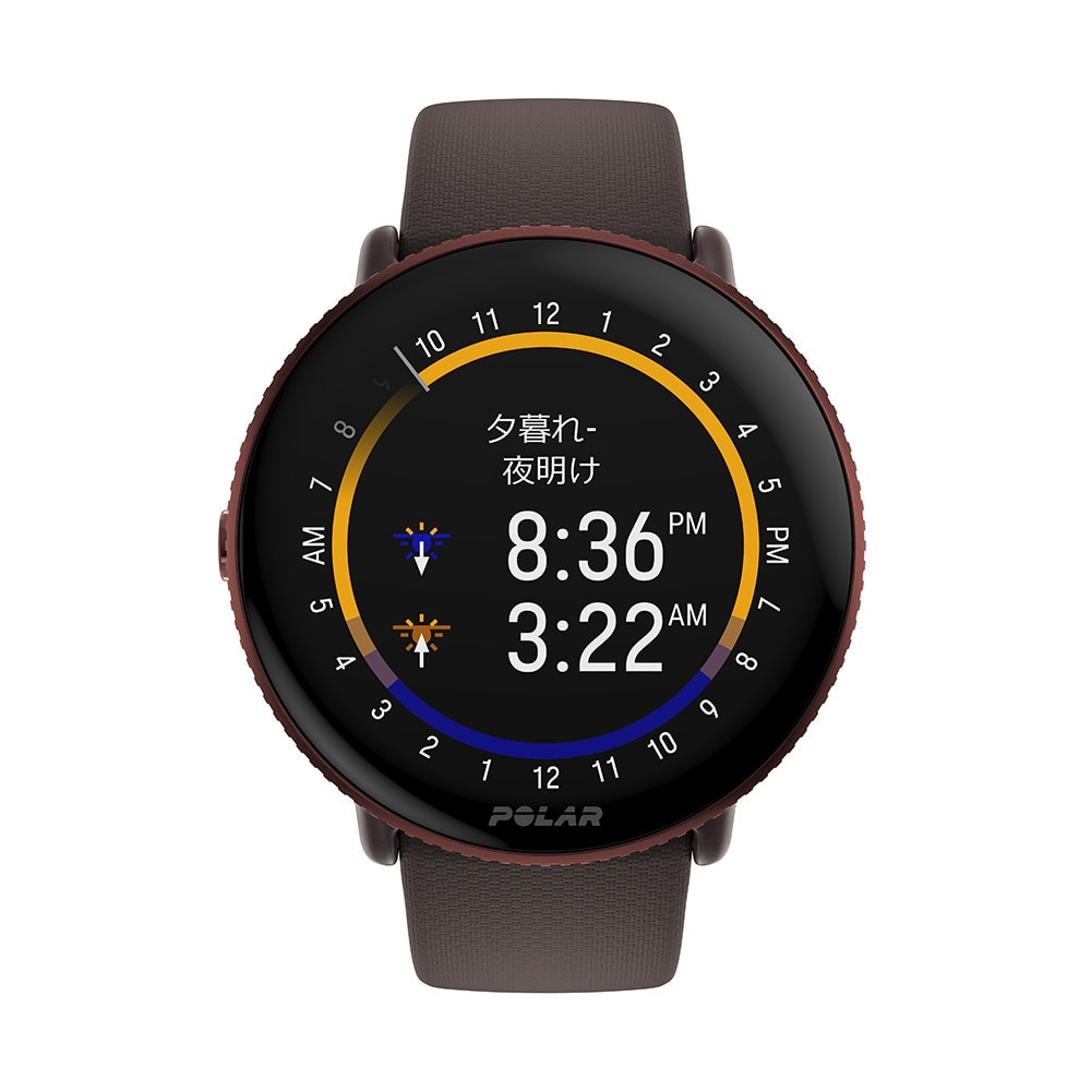 ポラール（POLAR）（メンズ、レディース）スポーツ ヘルスケアウォッチ Ignite 3 カッパー・ブラウン S-L 900106239