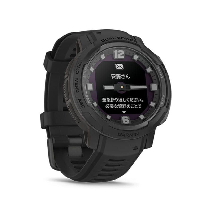 ガーミン（GARMIN）（メンズ、レディース）Instinct Crossover Bk 010-02730-40