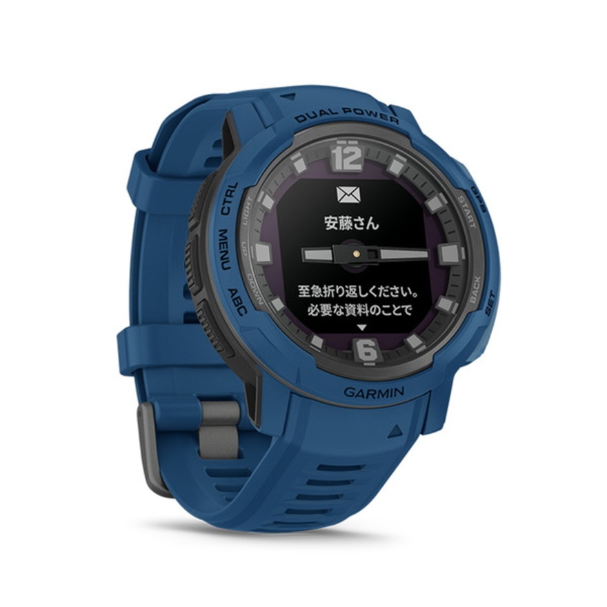 ガーミン（GARMIN）（メンズ、レディース）Instinct Crossover Bl 010-02730-42