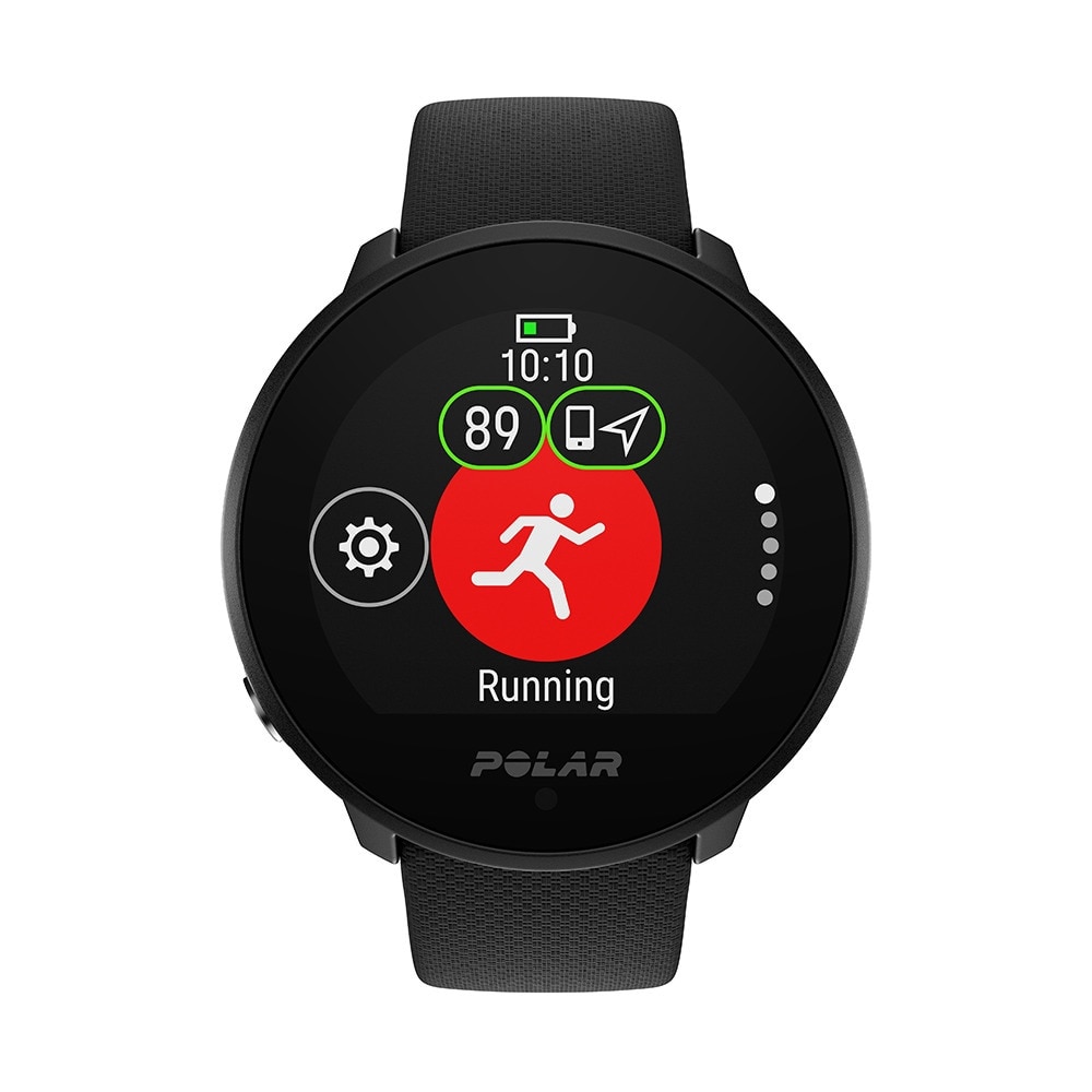 ポラール（POLAR）（メンズ、レディース）スポーツ ヘルスケアウォッチ Unite ブラック M-L 900108443