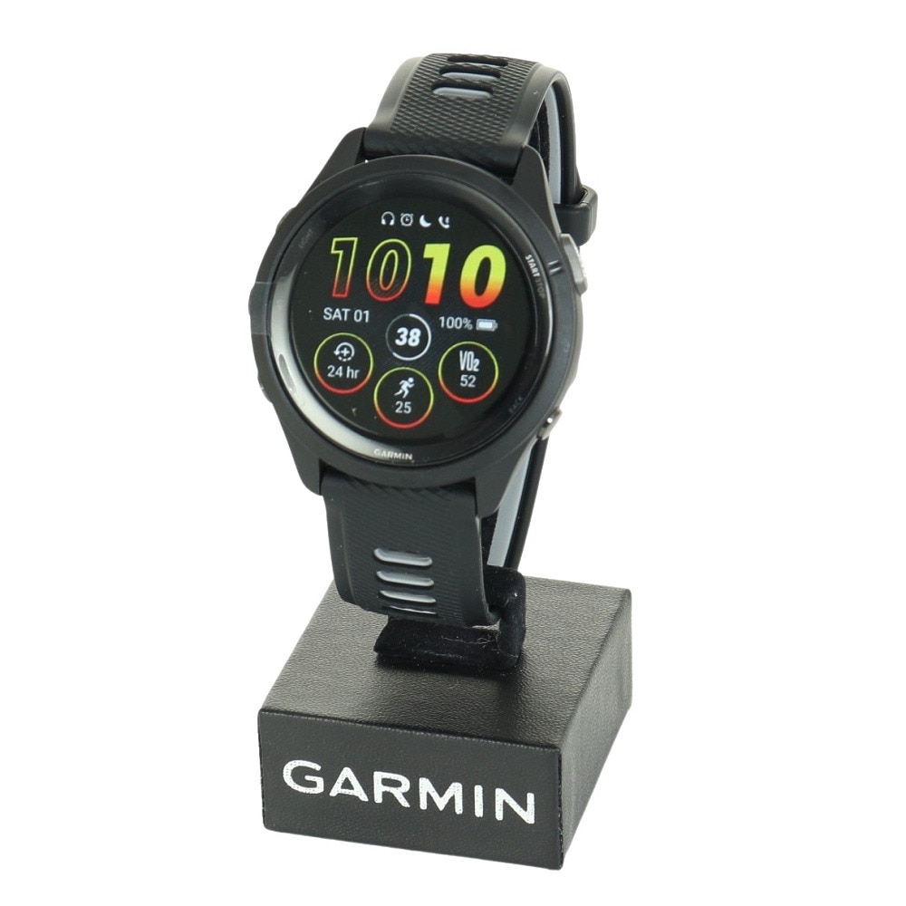 ガーミン（GARMIN）（メンズ、レディース）スマートウォッチ 時計 フォーランナー265 Forerunner 265 Black 010-02810-40