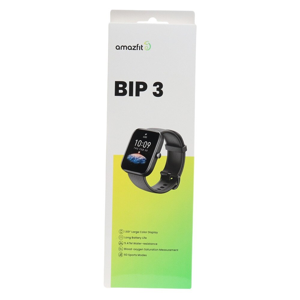 AMAZFIT（AMAZFIT）（メンズ、レディース）スマートウォッチ BIP 3 ブラック
