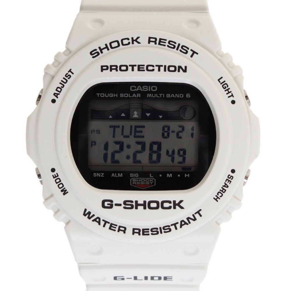 し*ん様 CASIO G-SHOCK G-LIDE ホワイト デジタル腕時計 ジーショック（G-SHOCK） 時計 G-SHOCK G-LIDE ホワイト 電波ソーラー