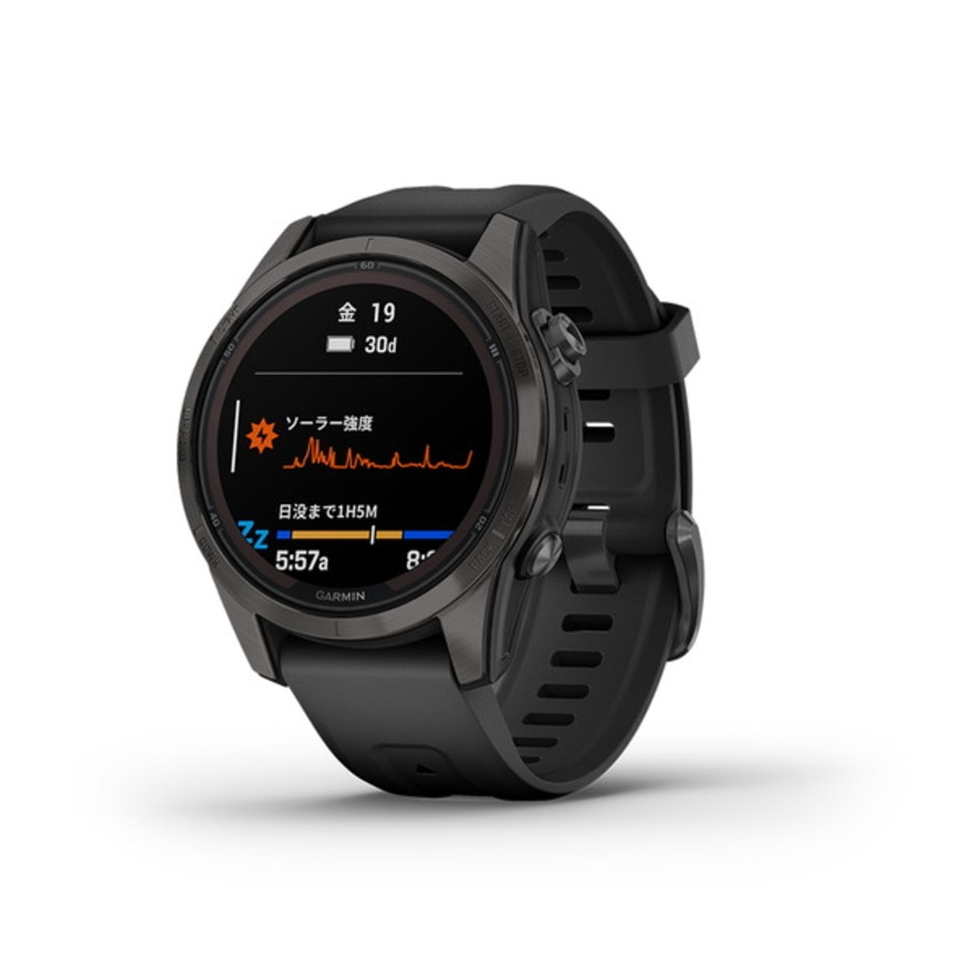 ガーミン（GARMIN）（メンズ）スマートウォッチ 時計 フェニックス 7S プロ fenix 7S Pro Sapphire Dual Power 010-02776-52