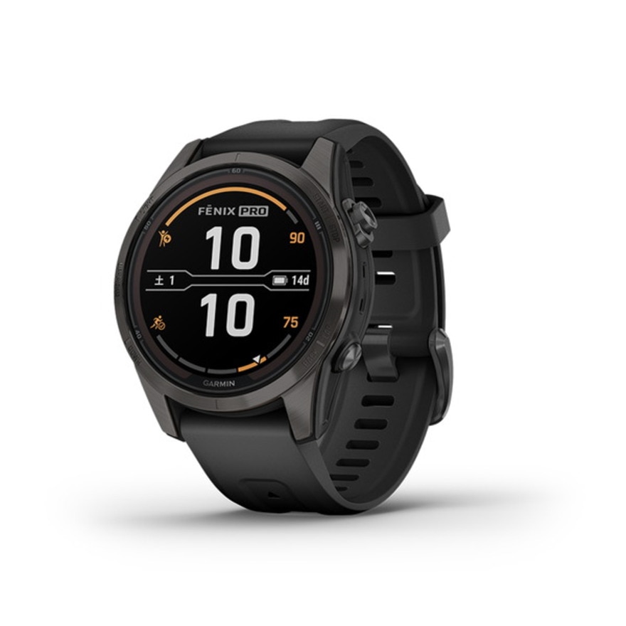 ガーミン（GARMIN）（メンズ）スマートウォッチ 時計 フェニックス 7S プロ fenix 7S Pro Sapphire Dual Power 010-02776-52