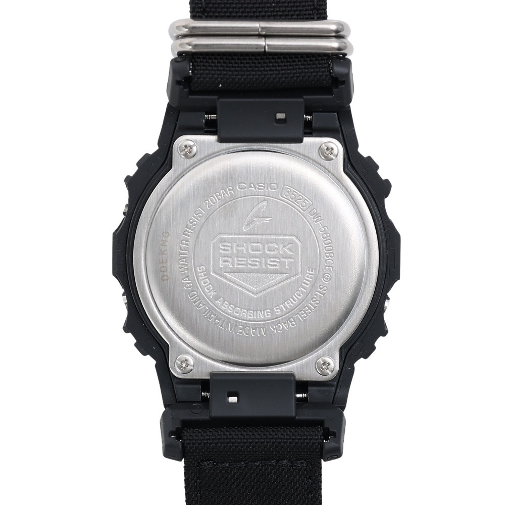 ジーショック（G-SHOCK）（メンズ、レディース）時計 黒 DW-5600BCE-1JF カジュアル フォーマル ワークスタイル 仕事 お出かけ 防水 男女兼用 ペアルック