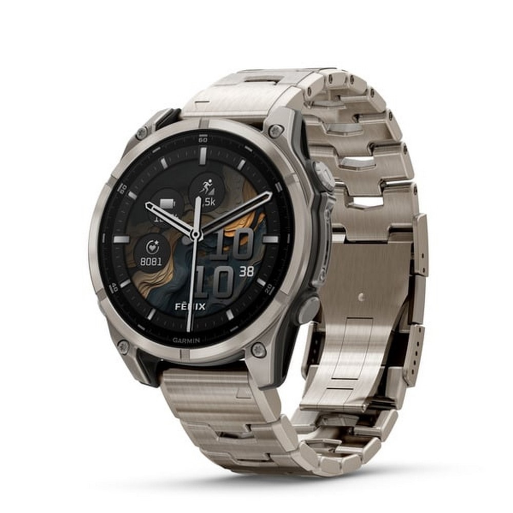 ガーミン（GARMIN）（メンズ、レディース）時計 フラッグシップGPSウォッチ fenix8 Sapphire AMOLED 47mm 010-02904-47 軽量 suika対応 電子マネー 