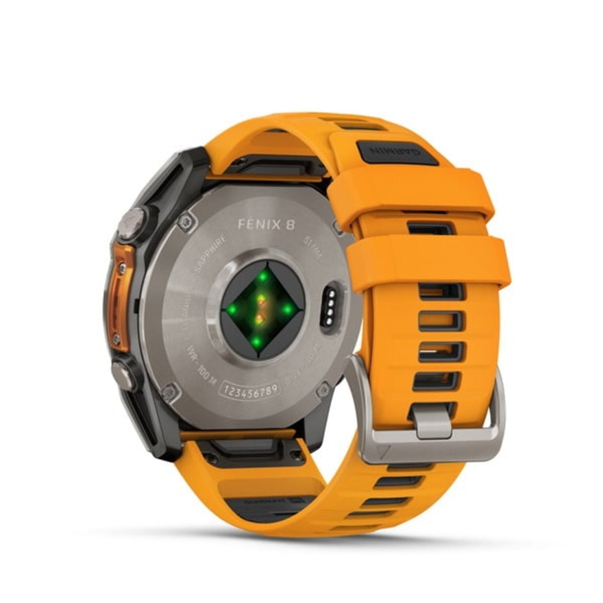 ガーミン（GARMIN）（メンズ、レディース）fenix 8 Sapphire AMOLED 51mm フラッグシップ GPSウォッチ 010-02905-50
