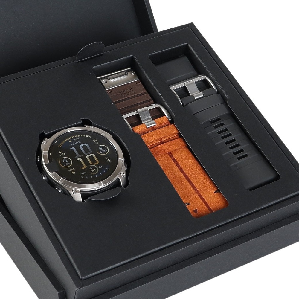 ガーミン（GARMIN）（メンズ、レディース）fenix 8 Sapphire AMOLED 51mm フラッグシップGPSウォッチ f851mmCh 010-02905-81 防水