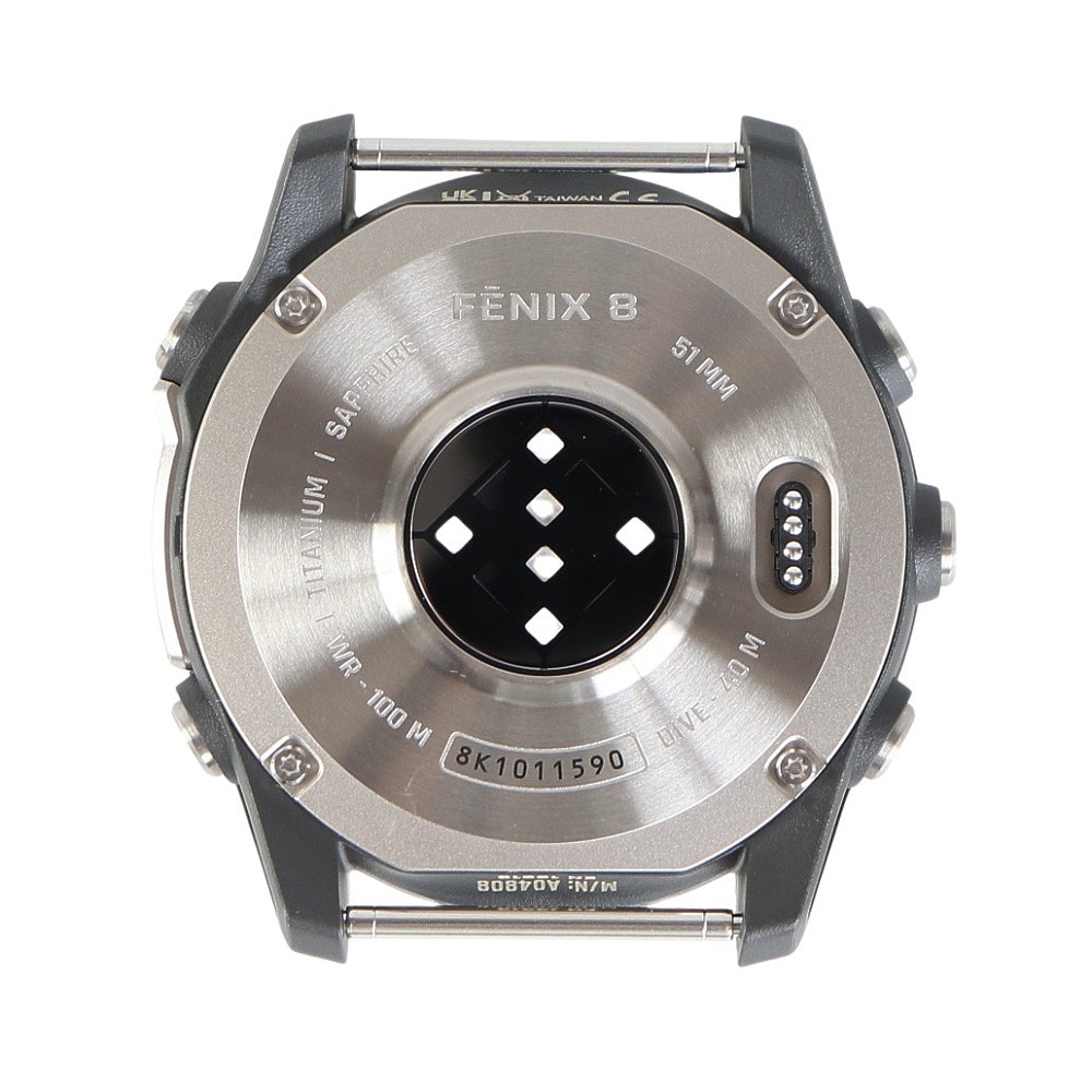 ガーミン（GARMIN）（メンズ、レディース）fenix 8 Sapphire AMOLED 51mm フラッグシップGPSウォッチ f851mmCh 010-02905-81 防水