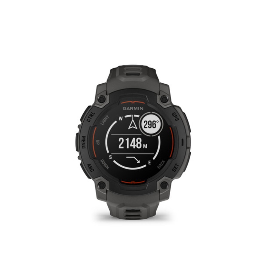 ガーミン（GARMIN）（メンズ、レディース）腕時計 Instinct E 45mm タフネスGPSウォッチ 010-02933-12 防水 黒