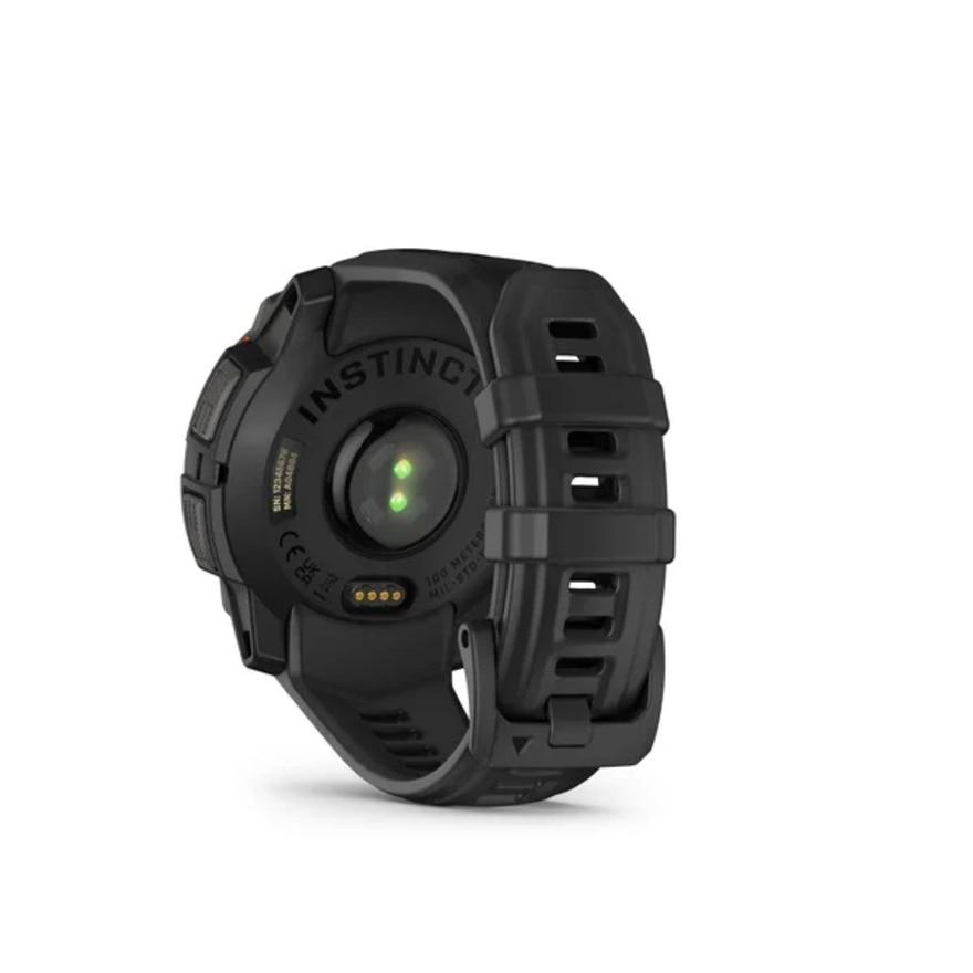 ガーミン（GARMIN）（メンズ、レディース）腕時計 Instinct 3 Dual Power 45mm タフネスGPSウォッチ 010-02934-30 防水 黒