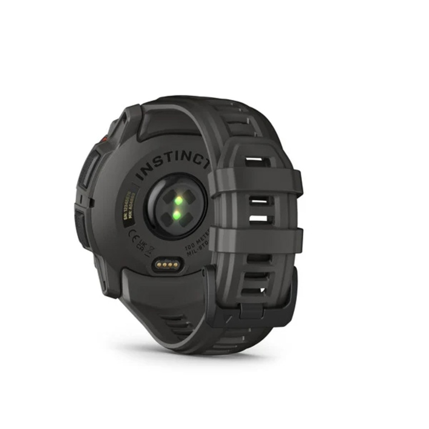 ガーミン（GARMIN）（メンズ、レディース）腕時計 Instinct 3 Dual Power 50mm タフネスGPSウォッチ 010-02935-30 防水 黒