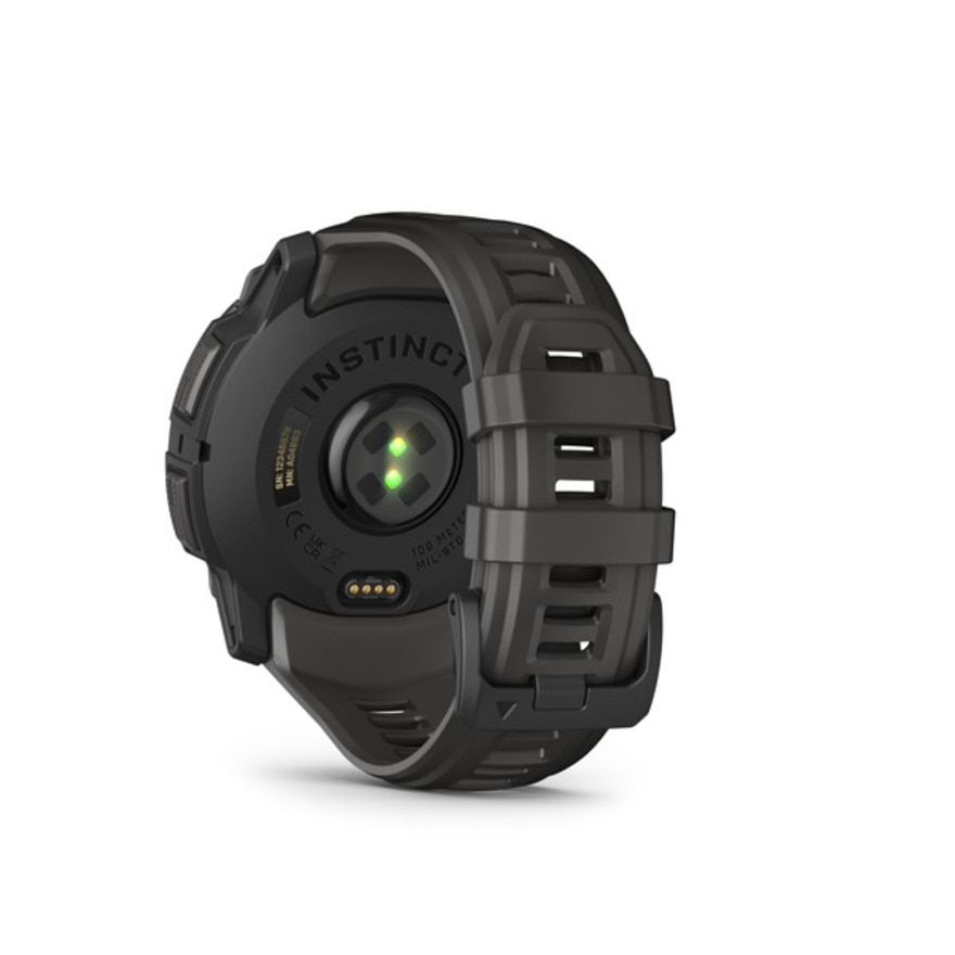 ガーミン（GARMIN）（メンズ、レディース）腕時計 Instinct 3 AMOLED 50mm タフネスGPSウォッチ 010-03020-30 防水 黒