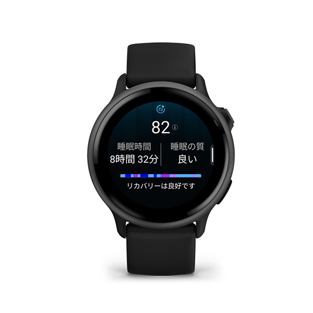 ガーミン（GARMIN）（メンズ、レディース）スマートウォッチ フィットネス GPSウォッチ 黒 vivoactive 6 010-02985-30  腕時計 防水 Bluetooth 音楽再生 