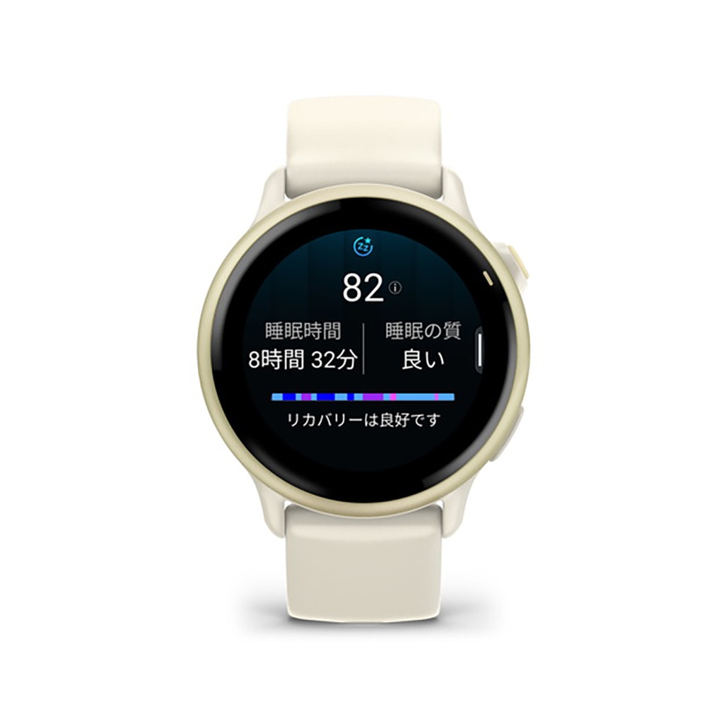 ガーミン（GARMIN）（メンズ、レディース）スマートウォッチ フィットネスGPSウォッチ 白 vivoactive 6 010-02985-31 腕時計 防水 Bluetooth 音楽再生 